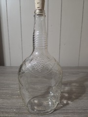 Embossed Grape Lattice Dixie Wine Co Richmond Va Early Glass Bottle One Quart