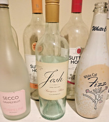 Lot of 10 Empty Wine Bottle-750ml-ALL CLEAR