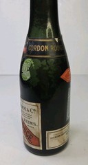 1926 Antique G. H. Mumm Cordon Empty Champagne Bottle Cart Rouge Split Reims