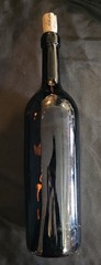 750ml Bordeaux Dark Brown Wine Bottles 750ml capacity Bordeaux With Cork, 18 in