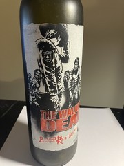 The Walking Dead 2016 Blood Red Blend Empty Wine Bottle 750ml