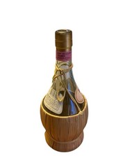 1992 Italian Francesco Chianti Red Wine Bottle Decor Empty Italy