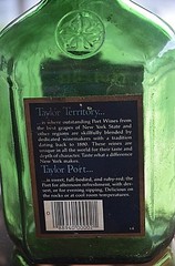 Vintage TAYLOR PORT Wine Bottle Dark Green Hammondsport NY New York Empty