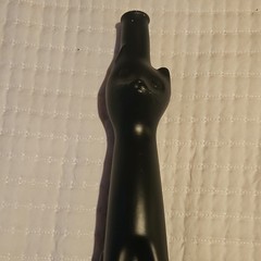 2012 Mosel Riesling Qualitätswein 500 ml Black Cat Wine Bottle, Black