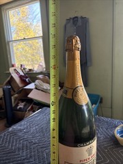 Vintage Piper- Heidsieck Brut Champagne 1953 Empty Sealed Store Display 3 Quart