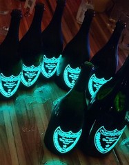 4EMPTY Dom Perignon Luminous Light-Up Champagne Bottle 2004 750ml. GREEN LIGTH L