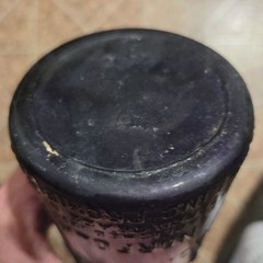 Antique Garrett&rsquo;s Virginia Dare Norfolk VA Irradiated Purple Wine Bottle 12.75&Prime;