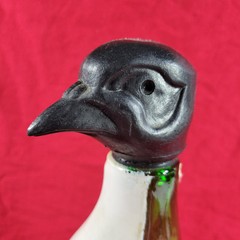 Vintage 1967 Penguin Wine Bottle Empty S. Martino Chianti Wine Glass Portland OR
