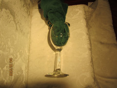 Mackinac Bridge Clear Stem Wine Glass