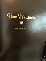 Dom Perignon Vintage 2012 Champagne Box, Bottle (empty) and Booklet – RARE