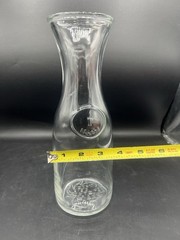 Vintage Paul Masson Clear Glass Wine Carafe Since 1852 Decanter Pitcher