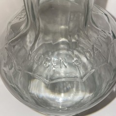 Vintage MOGEN & DAVID 1 GALLON Clear GLASS WINE BOTTLE With Lid – Star Of David