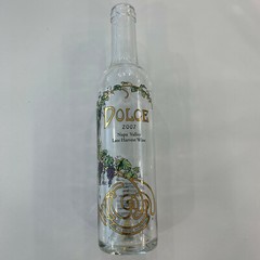 Dolce 2007 Napa Valley Late Harvest Wine 375ML half bottle Empty Bottle