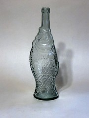 13&Prime; Light Green Tall Fish Bottle