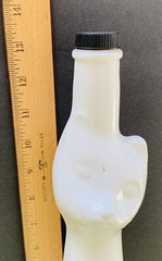 2008 Mosel Riesling Collectible Cat Decanter EMPTY Wine Bottle w/Cork Top,German
