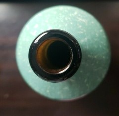 *Rare* Vintage J.M. DA Fonseca AZEITÃO Portugal Speckled Green Bottle 25 3 4878