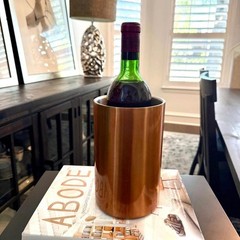 Villa & Marx Copper Wine Cooler Champagne Bucket Modern Barware