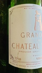 Chateau Latour Wine Bottle EMPTY 1995 France Grand Vin Collectible