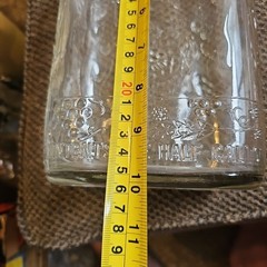 Vtg Garrett&rsquo;s American Wine Bottle 1/2 Gallon Embossed 10×6&Prime;