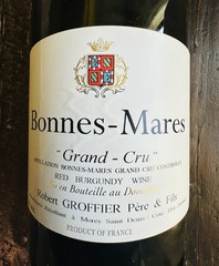 Wine Bottle Empty Bonnes Mares 1999 Magnum 1.5L France Grand Cru Collectible