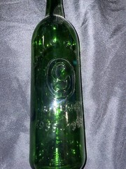 Vintage 40 Years Anniversary Green Glass Gallo Wine Bottle 1958 1998 Modesto