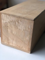 Henri Giraud Champagne Bottle Wood Gift Box Ay Grand Cru Fut De Chene