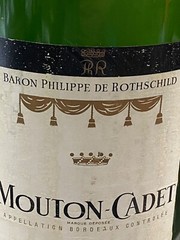1971 MOUTON-CADET BORDEAUX BARON PHILIPPE ROTHSCHILD Empty Display Bottle Prop