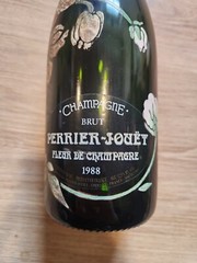Vintage 1988 Brut Perrier-Jouet Empty Bottle Fleur de Champagne Seagram Chateau