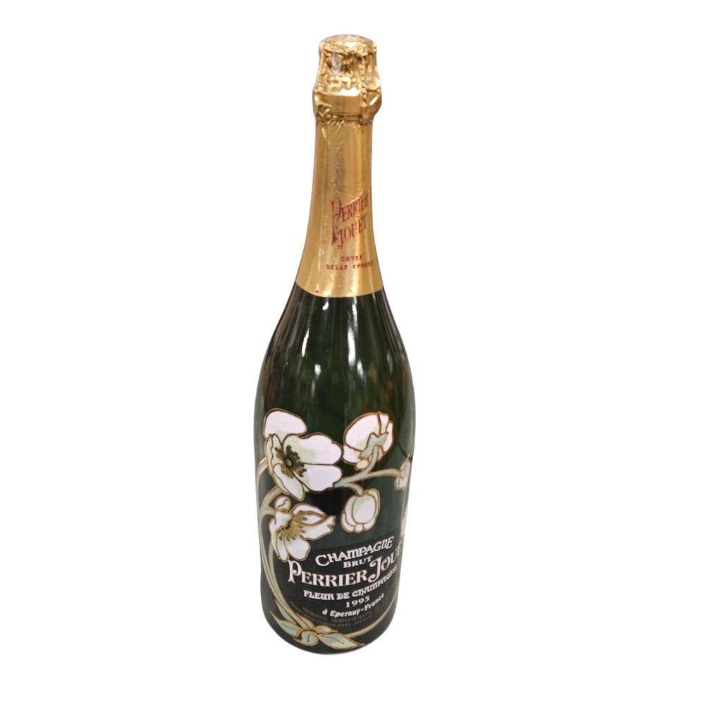 Vintage 1995 Perrier Jouet Floral Champagne Dummy Empty Bottle 6 Litre 19.5&rsquo;H