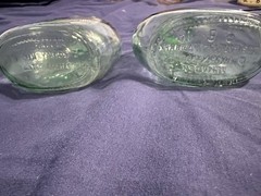 Almaden Green Pony Bottles set of 2