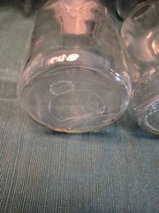 Vintage Paul Masson Since 1852 Glass Carafe Decanter Wine/Milk Bottle 9.5&Prime; Tall