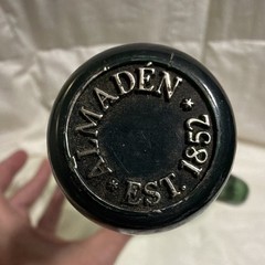 Almaden 1.5 liters Cork Top Bottle Vineyards Green Glass EX Condition