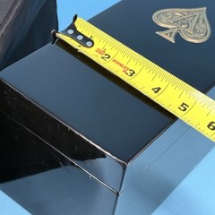 Armand De Brignac Ace of Spades Champagne Black Lacquered Case Box & Sleeve