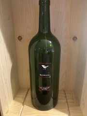 RARE Empty 3 Liter Bottle Of Renwood 2001 zinfandel