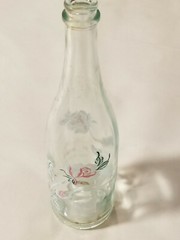 La Rose F. Remy Vin Mousseux Rose Brut: Collector&rsquo;s Painted Bottle – Empty #2