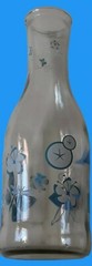 Vintage Paul Masson Carafe Wine Bottle Butterfly Cocktails Umbrella Grill REtro
