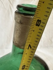 Vintage Mateus Rosé Portugal Green Glass Wine Bottles Set 2 Labels Display