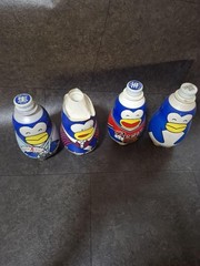 Suntory Beer Penguin Vintage Empty Bottle 4 SET