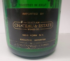 Champagne Perrier-Jouet Fleur de Champagne 1982 One (1) Empty Bottle. Exclusive