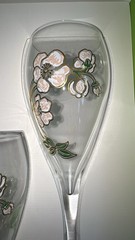 PERRIER-JOUET BELLE EPOQUE CHAMPAGNE GIFT BOX Empty Bottle 2 Flutes 2004