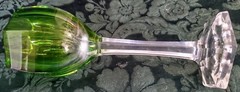 Moser Koloman Rare Fine Wineglass Bohemia Meyr&rsquo;s Neffe, Paneled Crystal C. 1900