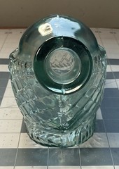 Vintage Spanish Wine Bottle Decantor Weave Pattern Oil Bottle No Cork