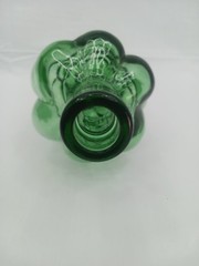 Vintage Original 12&Prime; Grape Cluster Glass Green Wine Bottle Empty Beautiful Decor