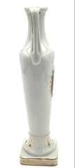 VTG MCM F. lli Marchi Brescia Wine Bottle Vase Hand Painted In Italy 12&Prime; T