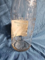 RARE Vtg Pre-prohibition Garrett & Co. Inc. Virginia Dare 14¾ » Tall Wine bottle