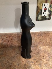 2023 Black Cat Empty Riesling Wine Bottle By Rheinhessen