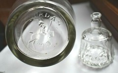Vintage/Antique Jordan Wines Classic Cream Decanter Bottle with Stopper