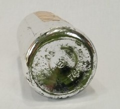 1960&rsquo;s Spain Ponche Caballero Brandy liquor Mirror Glass bottle partial label