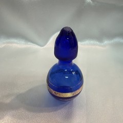 Vintage Cobalt Blue Glass Wine Cork 4 Inches Tall