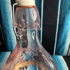 VTG Casadis Milano JUS DE Fruta Pink Wine Decanter 2 LITERS Antique